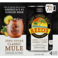 Reeds Ginger Beer, Classic Mule - 4 Each