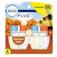 Febreze Plug In Air Freshener Scented Oil Refill Hawaiian Aloha, 1.75 Fluid ounce