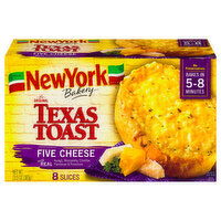 New York Bakery Texas Toast, Five Cheese, The Original, 8 Each