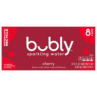 Bubly Cherry Sparkling Water - 8 Each