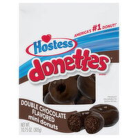 Hostess Donuts, Double Chocolate, Mini - 10.75 Ounce