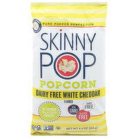 SkinnyPop Popcorn, Gluten Free, Dairy Free White Cheddar - 4.4 Ounce