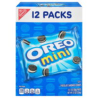 Oreo Sandwich Cookies, Chocolate, 12 Packs - 12 Each