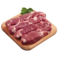 Boneless Pork Shoulder Country Style Strips - 2.44 Pound