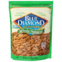 Blue Diamond Almonds Whole Natural Almonds - 25 Ounce