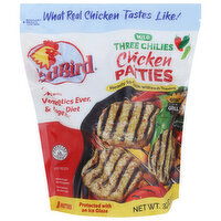 Red Bird Chicken Patties, Three Chilies, Mild, 32 Ounce