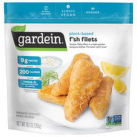 Gardein Vegan Frozen Golden Plant-Based Fishless Filets - 10.1 Ounce