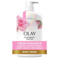 Olay Fresh Outlast Rose Water & Sweet Nectar Body Wash - 33 Fluid ounce