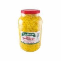 Mrs Klein Hot Pepper Rings, 1 gal - 128 Ounce