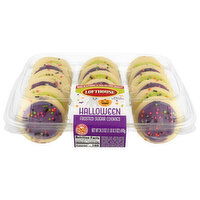 LH Halloween Green Purple Frosted Sugar Tray - 24.3 Ounce