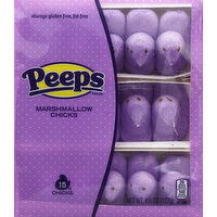 Just Born Marshmallow Chicks, Purple - 4.5 Ounce