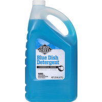 First Street Dish Detergent, Blue, 1.25 Gallon