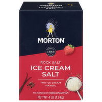 Morton Ice Cream Salt, Rock Salt, 64 Ounce