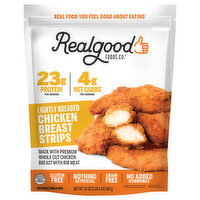 Realgood Foods Co. Lightly Breaded Chicken Breast Strips