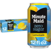 Minute Maid Zero Sugar Lemonade Fridge Pack Cans - 12 Each