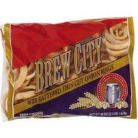 Brew City Beer Batterred Thin Onion Rings 2.5 lb - 40 Ounce