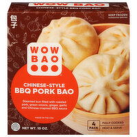 Wow Bao Bao, BBQ Pork, Chinese-Style, 4 Pack - 4 Each