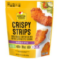 Foster Farms Buffalo Style Crispy Chicken Strips, Frozen - 24 Ounce