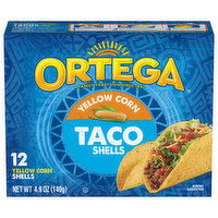 Ortega Taco Shells, Yellow Corn - 12 Each