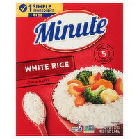 Minute White Rice, Light & Fluffy - 72 Ounce