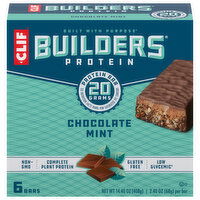 Builders Protein Bar, Chocolate Mint, 6 Each