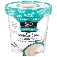 So Delicious Dairy Free Frozen Dessert, Non-Dairy, Vanilla Bean, Coconutmilk - 1 Pint