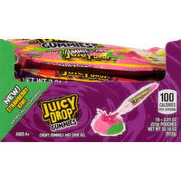 Juicy Drop Pop Gummies, Strawberry Kiwi - 16 Each