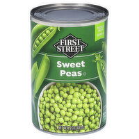 First Street Peas, Sweet - 15 Ounce