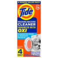 Tide Washing Machine Cleaner, 4 Month Value Pack - 4 Each