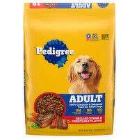 Pedigree Food for Dogs, Grilled Steak & Vegetable Flavor, Adult - 18 Pound