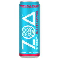 ZOA Energy Drink Tropical Punch Single - 12 Ounce