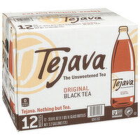 Tejava Black Tea, Unsweetened - 12 Each