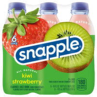 Snapple Juice Drink, Kiwi Strawberry Flavored, 6 Pack