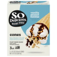 So Delicious Dairy Free Plant-Based Blend Vanilla Peanut Sundae Non-Dairy Frozen Dessert