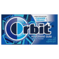 Orbit Gum, Sugar Free, Peppermint - 14 Each