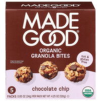 MadeGood Organic Chocolate Chip Granola Bites