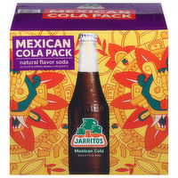 Jarritos Soda, Mexican Cola, 12 Pack - 144 Ounce