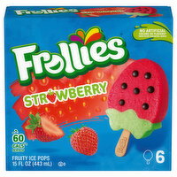 Frollies Strawberry Fruity Ice Pops - 6 Each
