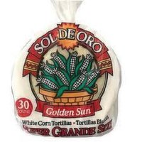Sol De Oro White Corn Tortillas 30 ct - 30 Each