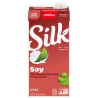 Silk Shelf Stable Dairy Free Vegan Original Soy Milk - 32 Fluid ounce