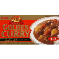 S & B Sauce Mix, Golden Curry, Mild - 7.8 Ounce