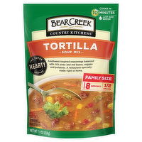 Bear Creek Country Kitchens Soup Mix, Tortilla, Family Size, 9 Ounce