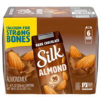 Silk Dark Chocolate Almond - 6 Each
