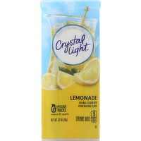 Crystal Light Drink Mix, Lemonade, Pitcher Packs, 6 Each