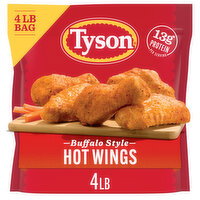 Tyson Frozen Buffalo Style Hot Wings - 4 Pound