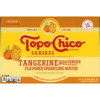 Topo Chico Sparkling Water, Tangerine with Ginger Extract - 8 Each