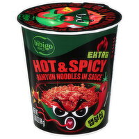 Bibigo Extra Hot & Spicy Ramyun Noodles in Sauce - 98 Ounce