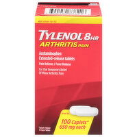 Tylenol Arthritis Pain, 650 mg, Caplets - 100 Each