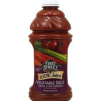 First Street 100% Juice, Vegetable - 64 Ounce