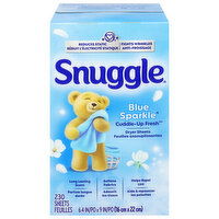 Snuggle Blue Sparkle Dryer Sheets - 230 Each